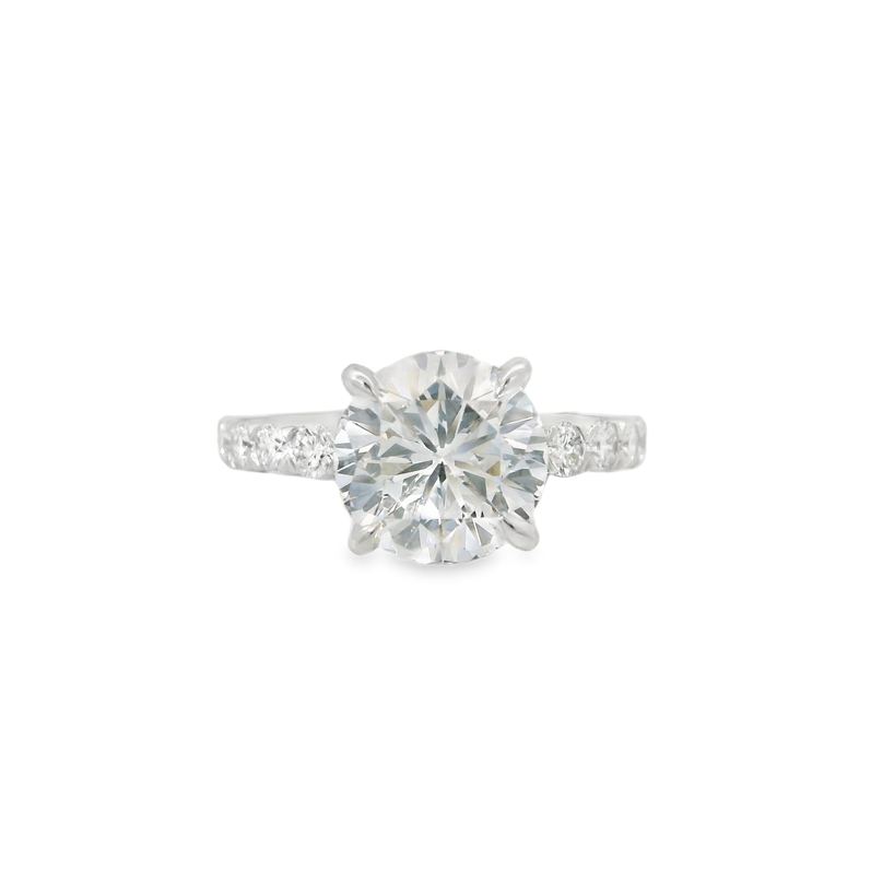 Platinum Lab Hidden Halo RD  3ct Center 4.02cttw  IGI LG640448719