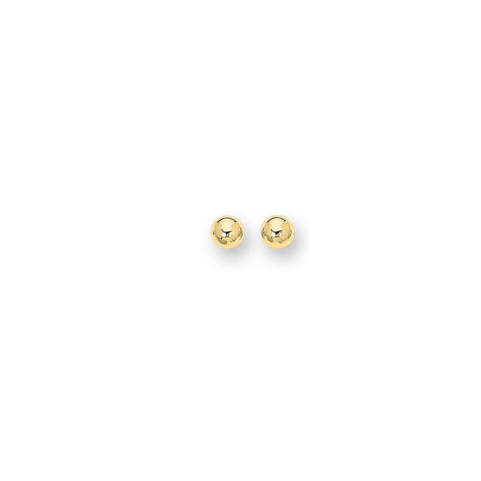 14Ky 8Mm Gold Ball Earring