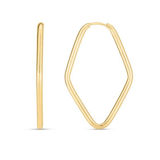 14Ky Endless Marquise Hoop