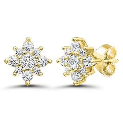 10Ky .25Cttw Diamond Fashion Earrings