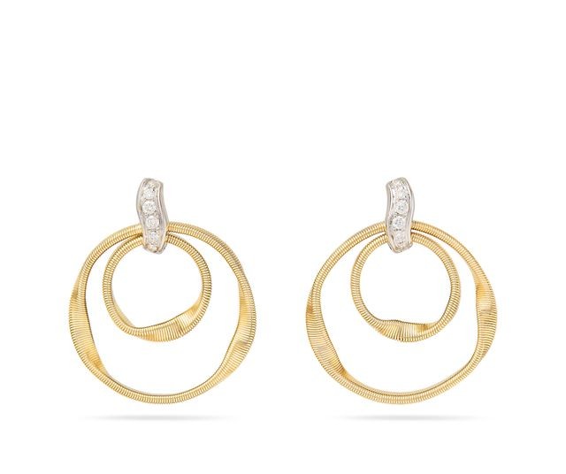Marco Bicego Marrakech 18K Diamond Earrings