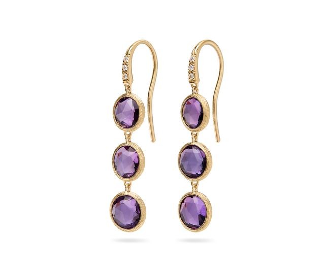 Marco Bicego Jaipur Amethyst Drop Earrings