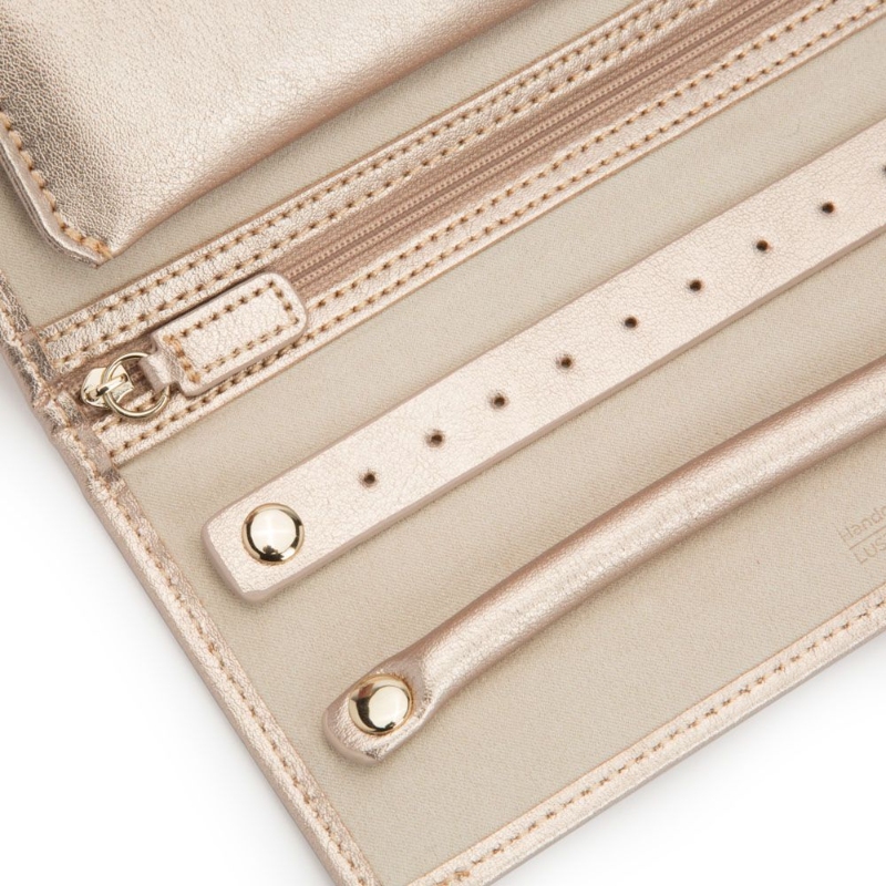 Palermo Rose Gold Jewelry Roll