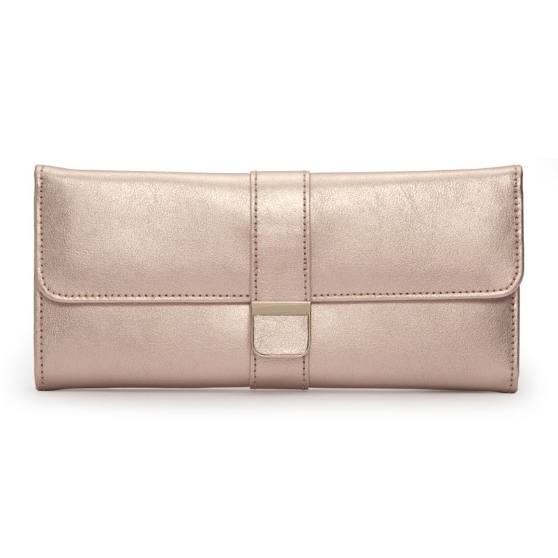 Palermo Rose Gold Jewelry Roll