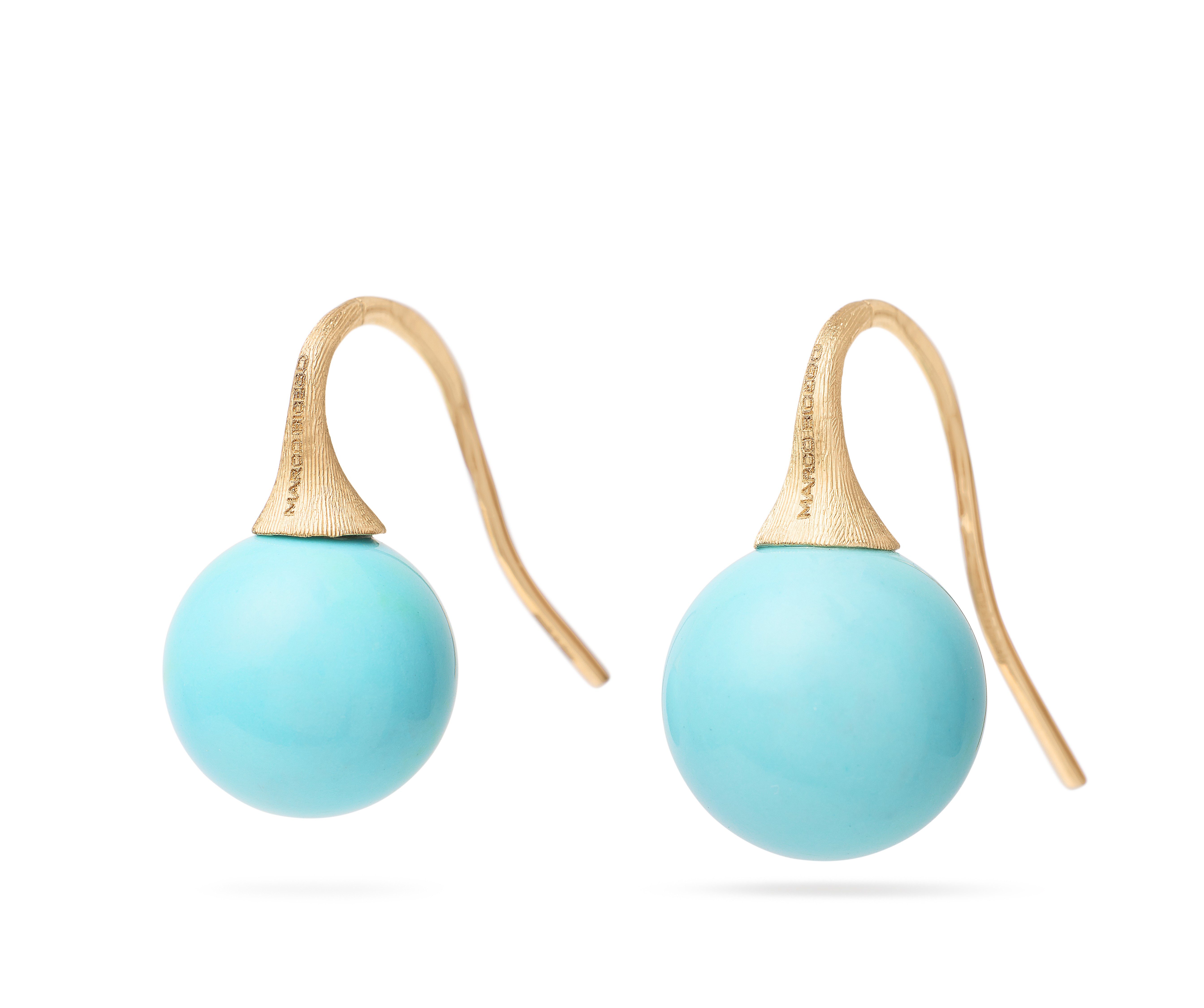 Marco Bicego Africa 18K Gold Turquoise Earrings