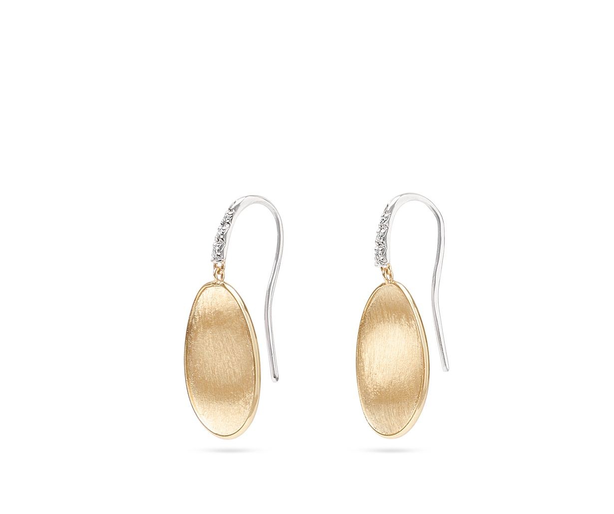 Marco Bicego Lunaria 18K Gold Diamond Earrings