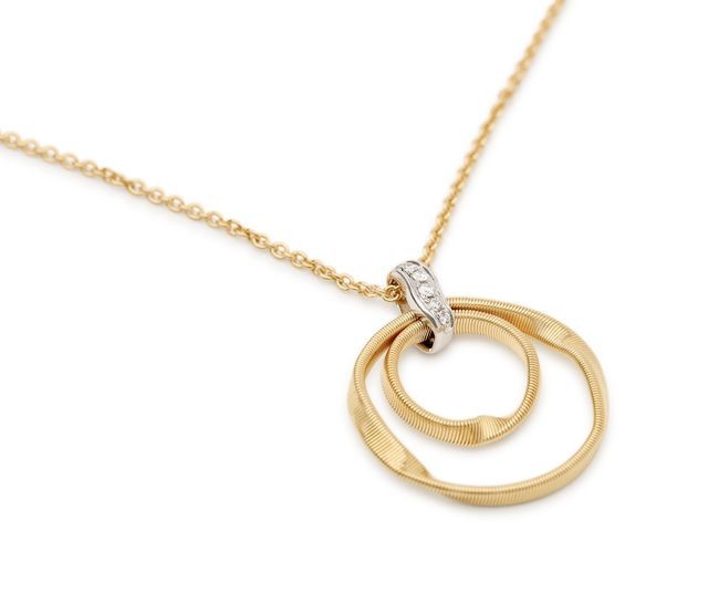 Marco Bicego Marrakech Twisted Diamond Pendant
