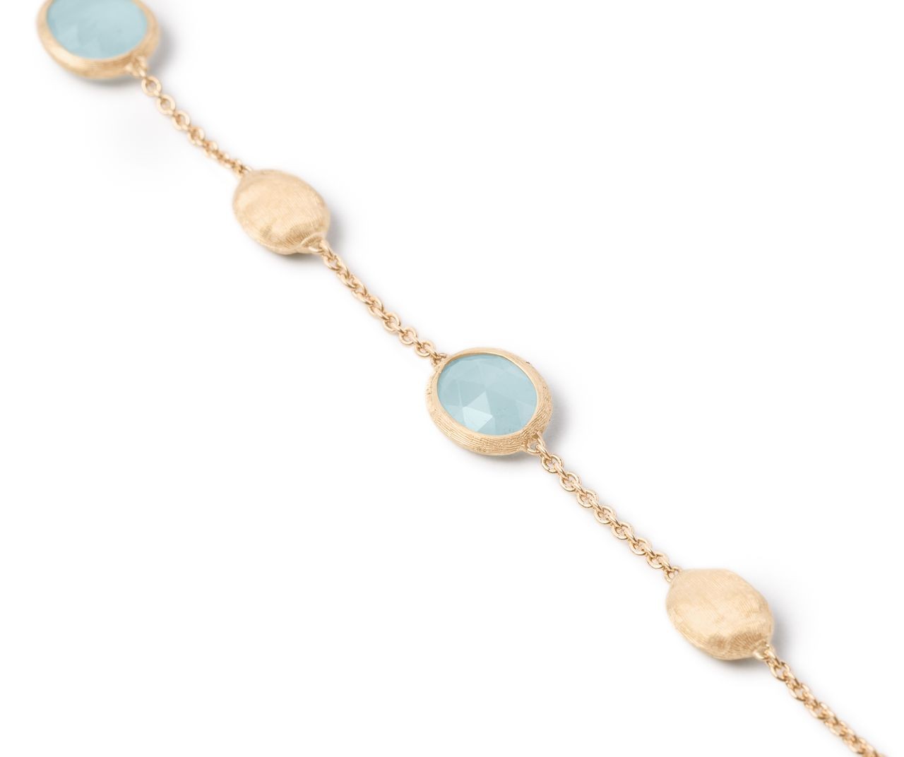 Marco Bicego Siviglia 18K Aquamarine 7" Bracelet