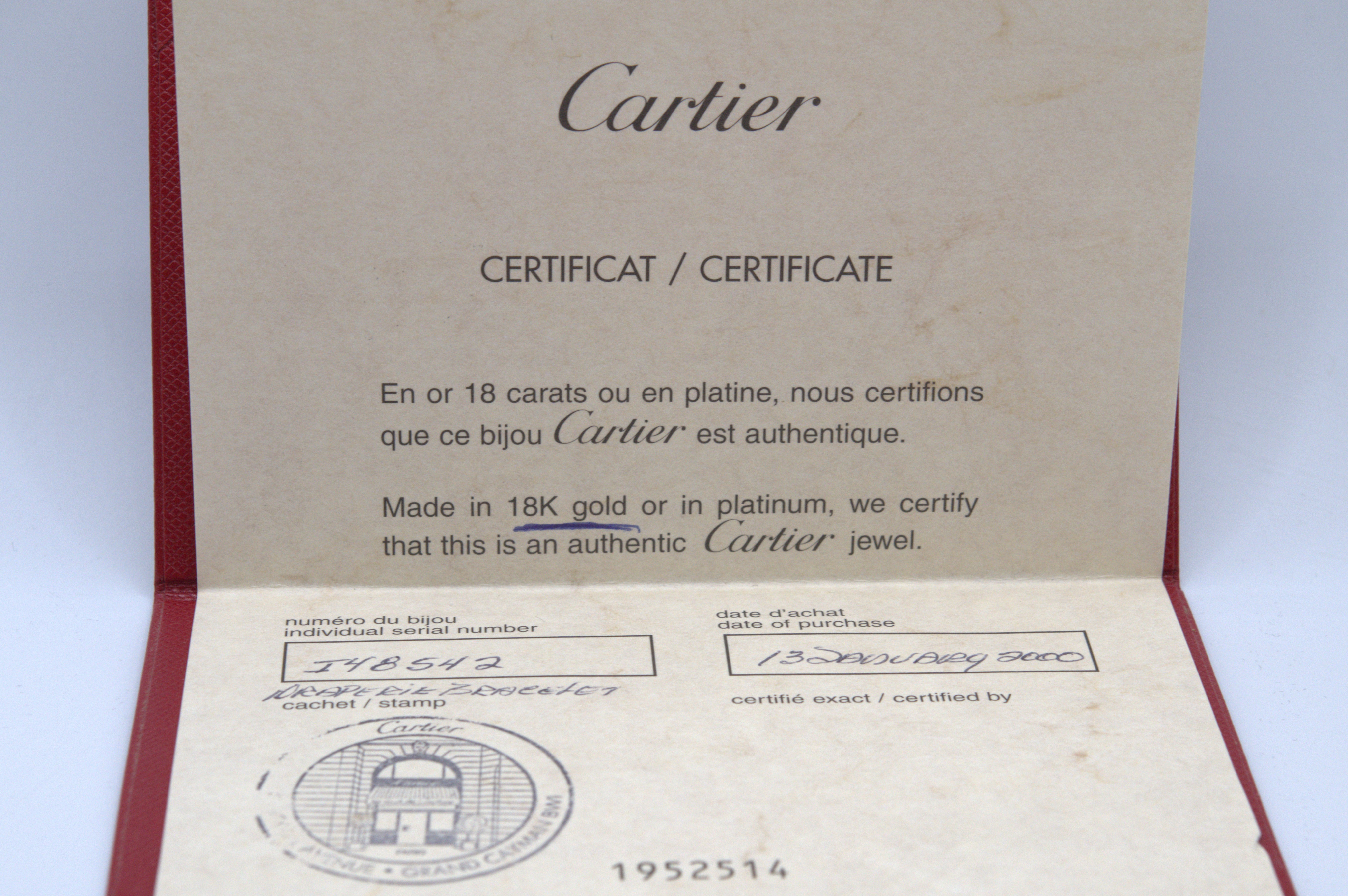 Cartier Estate 18K Gold 6-Strand Draperie de Decollete Bracelet