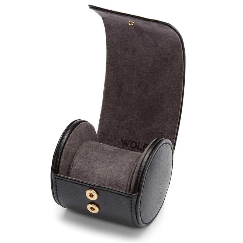 Blake Narrow Single Watch Roll in Black