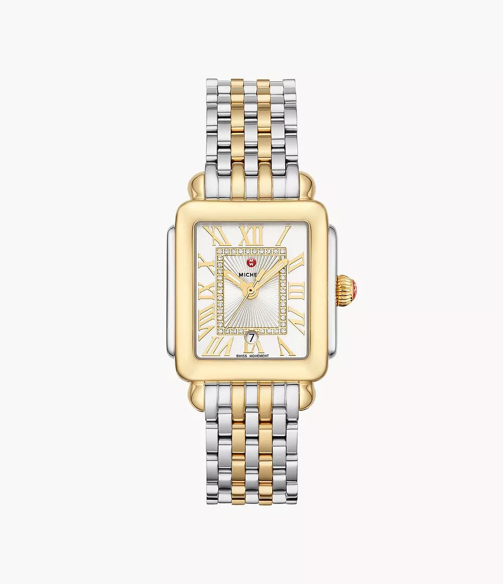 Michele Deco Madison 31mm Two-Tone Diamond Watch
