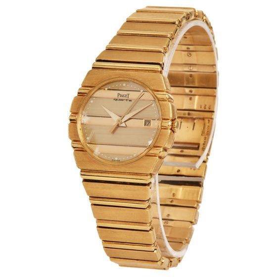 Piaget Polo 27mm 18K Yellow Gold Ladies Watch.