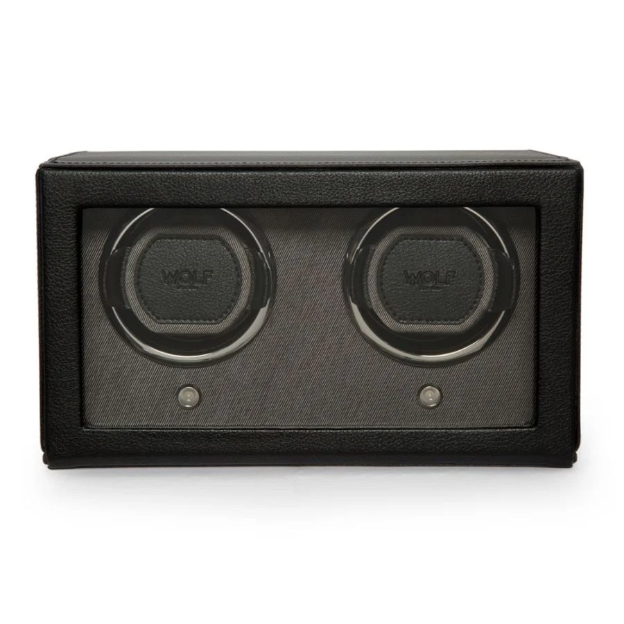 Wolf 1834 Cub Double Watch Winder with Cover
