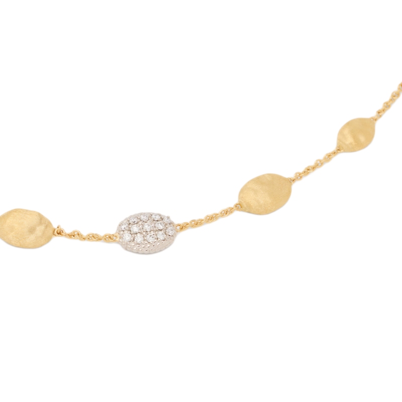18K Yellow Gold Siviglia Diamond Necklace
