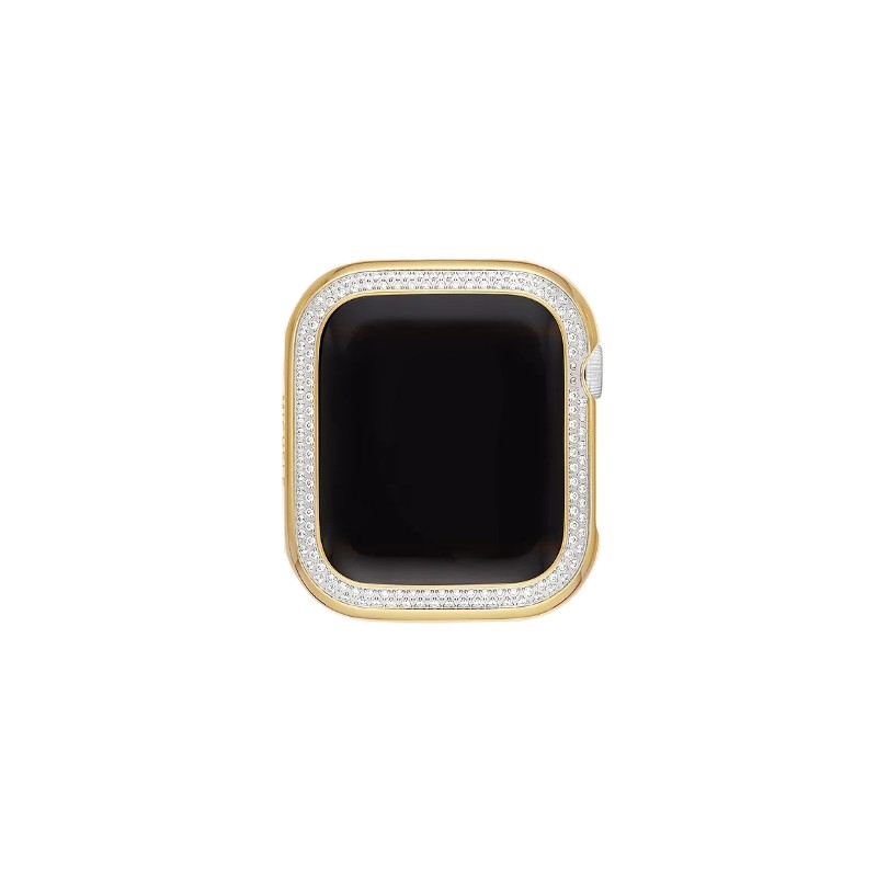 41MM Diamond Case For Apple Watch in 18K Gold-Plated