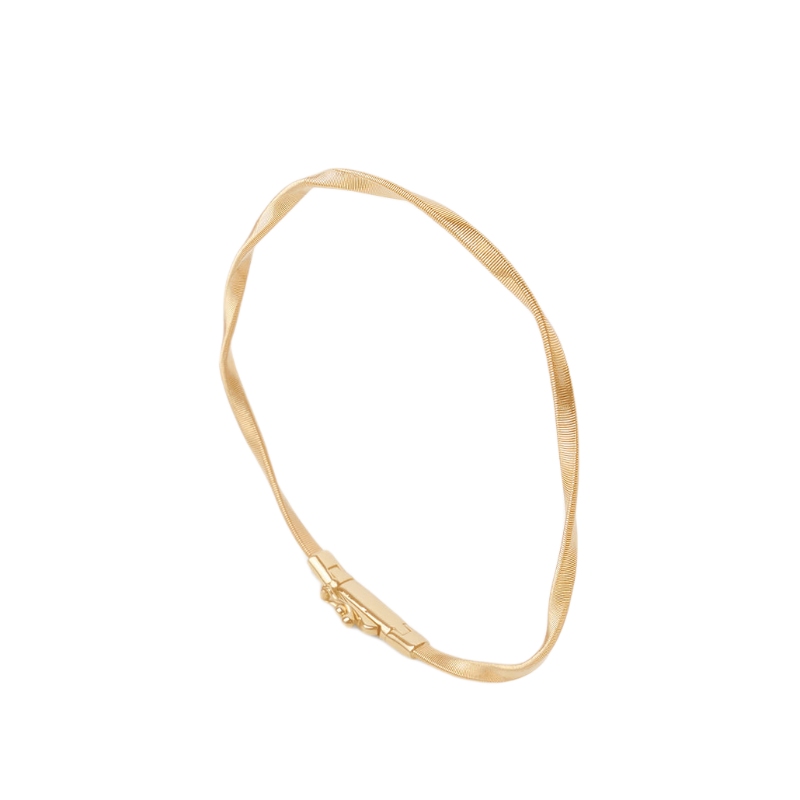 18K Yellow Gold Marrakech Twisted Coil Bracelet