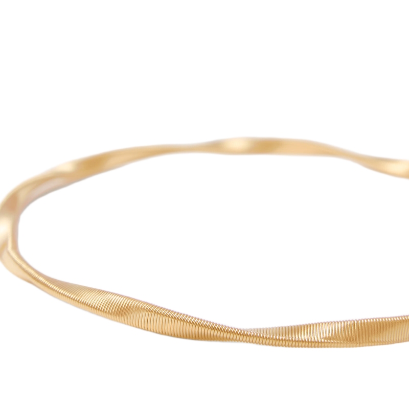 18K Yellow Gold Marrakech Twisted Coil Bracelet