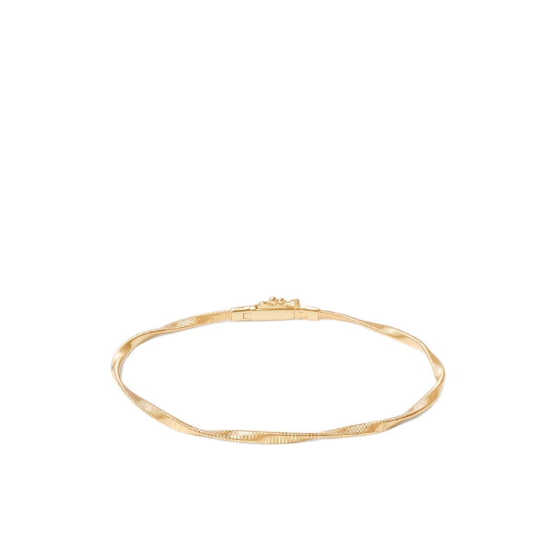 18K Yellow Gold Marrakech Twisted Coil Bracelet