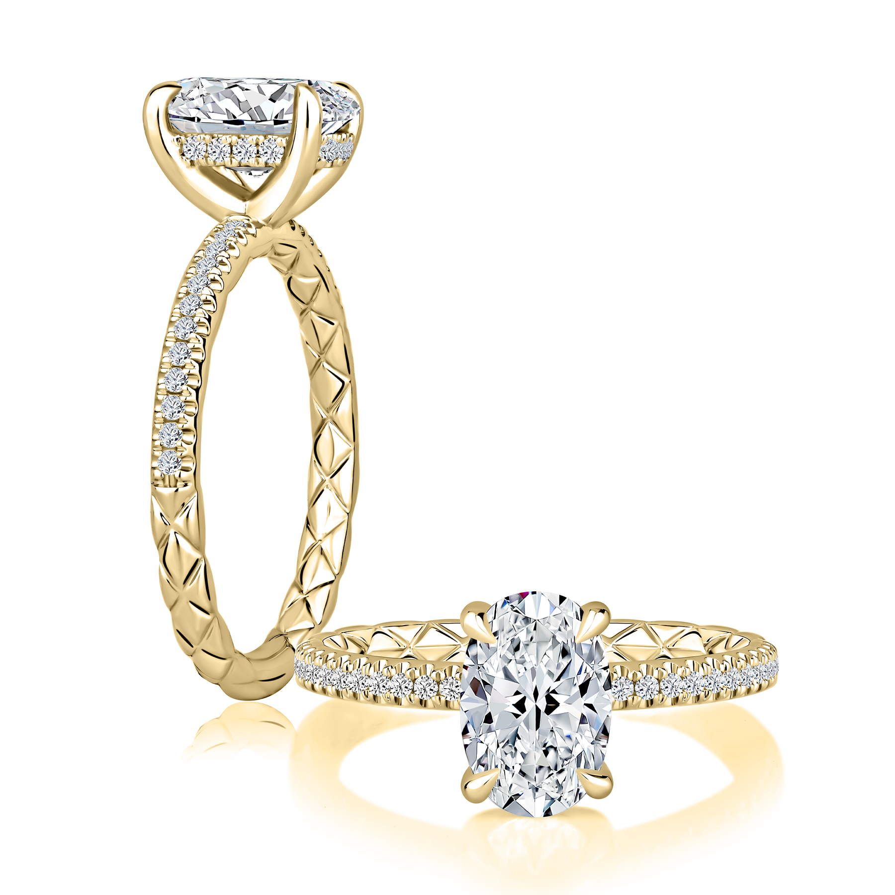 AJaffe Oval Engagment Ring