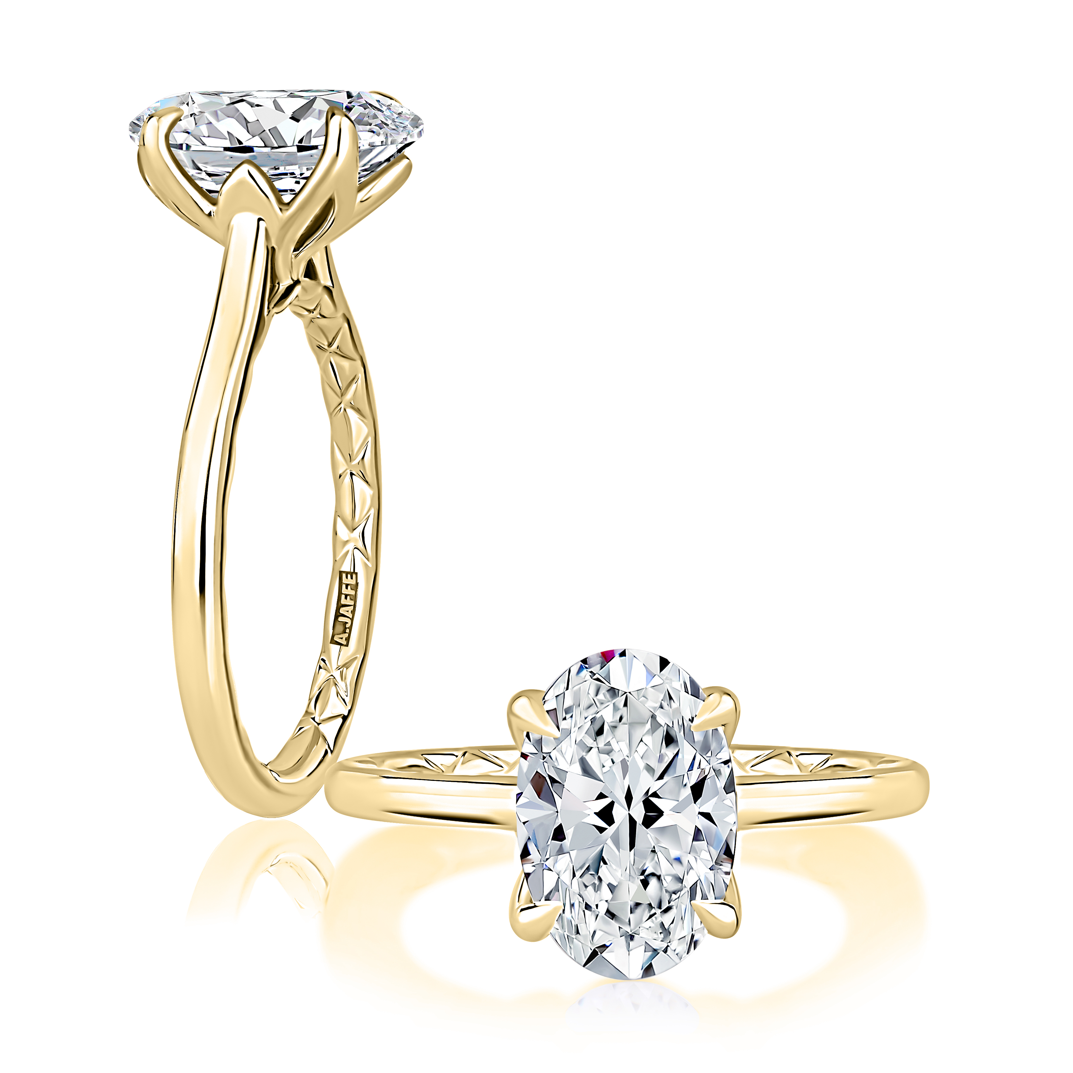 Ajaffe Oval Engagment Ring