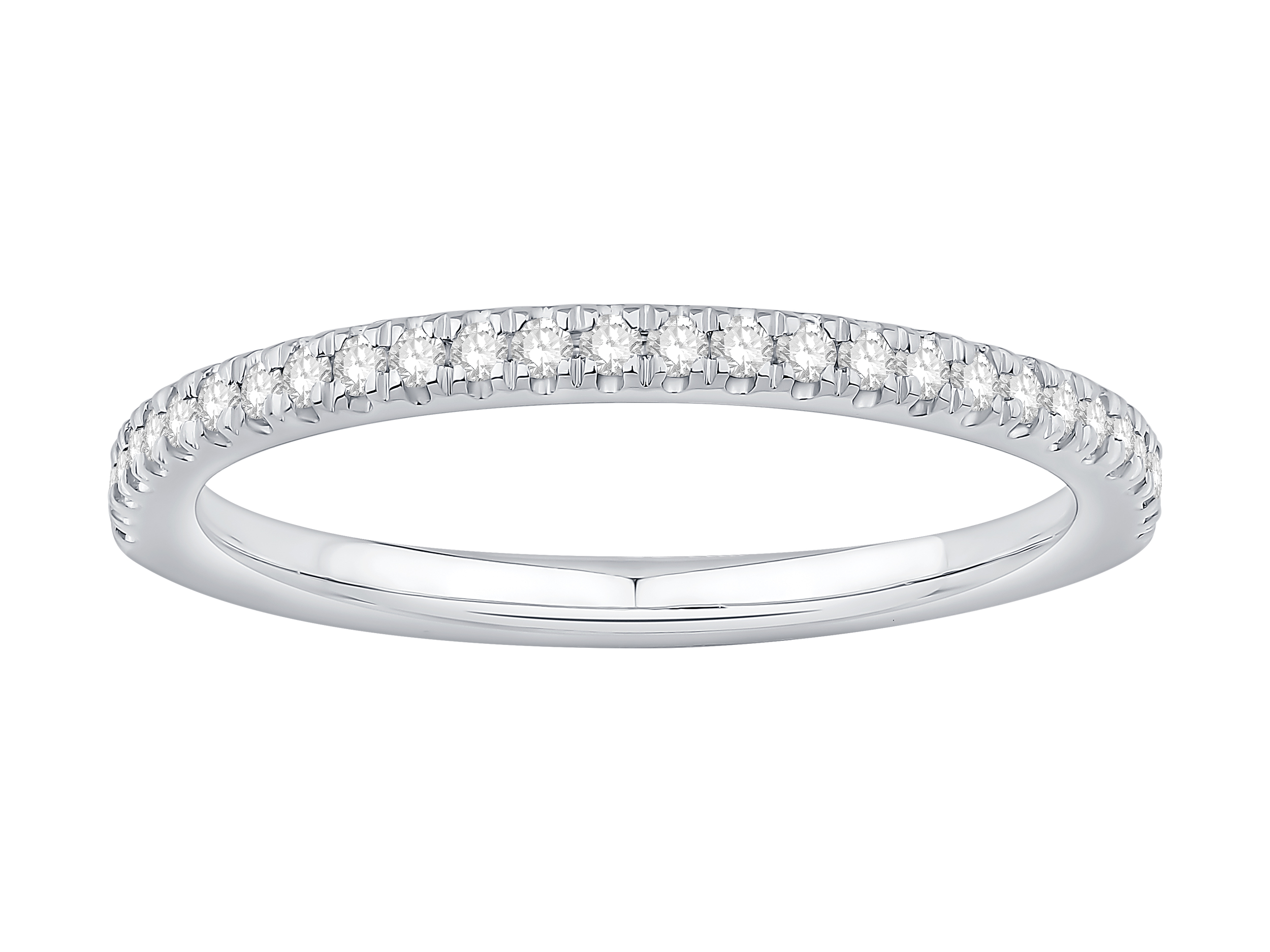White Gold Diamond Wedding Band