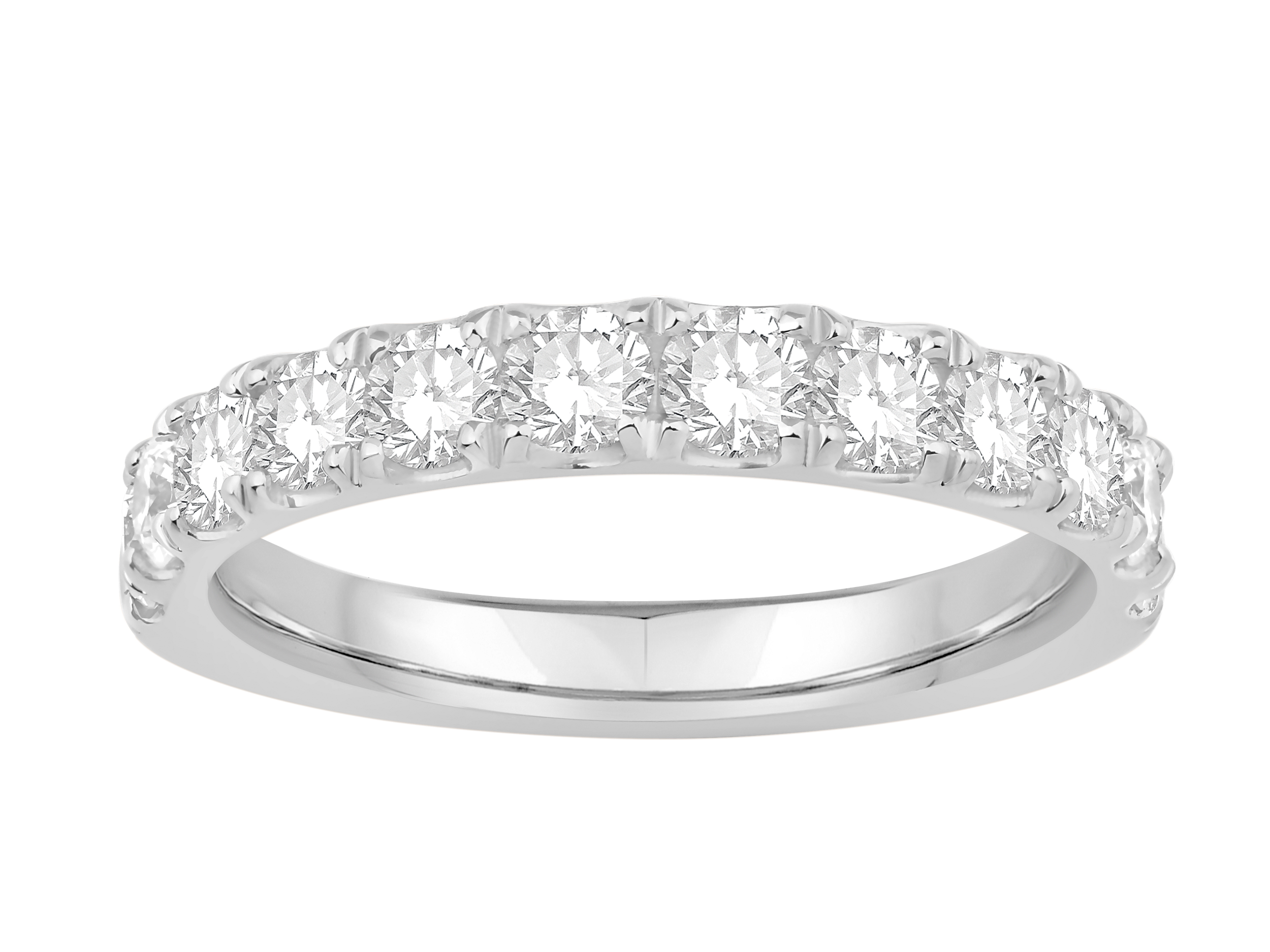 White Gold Diamond Wedding Band