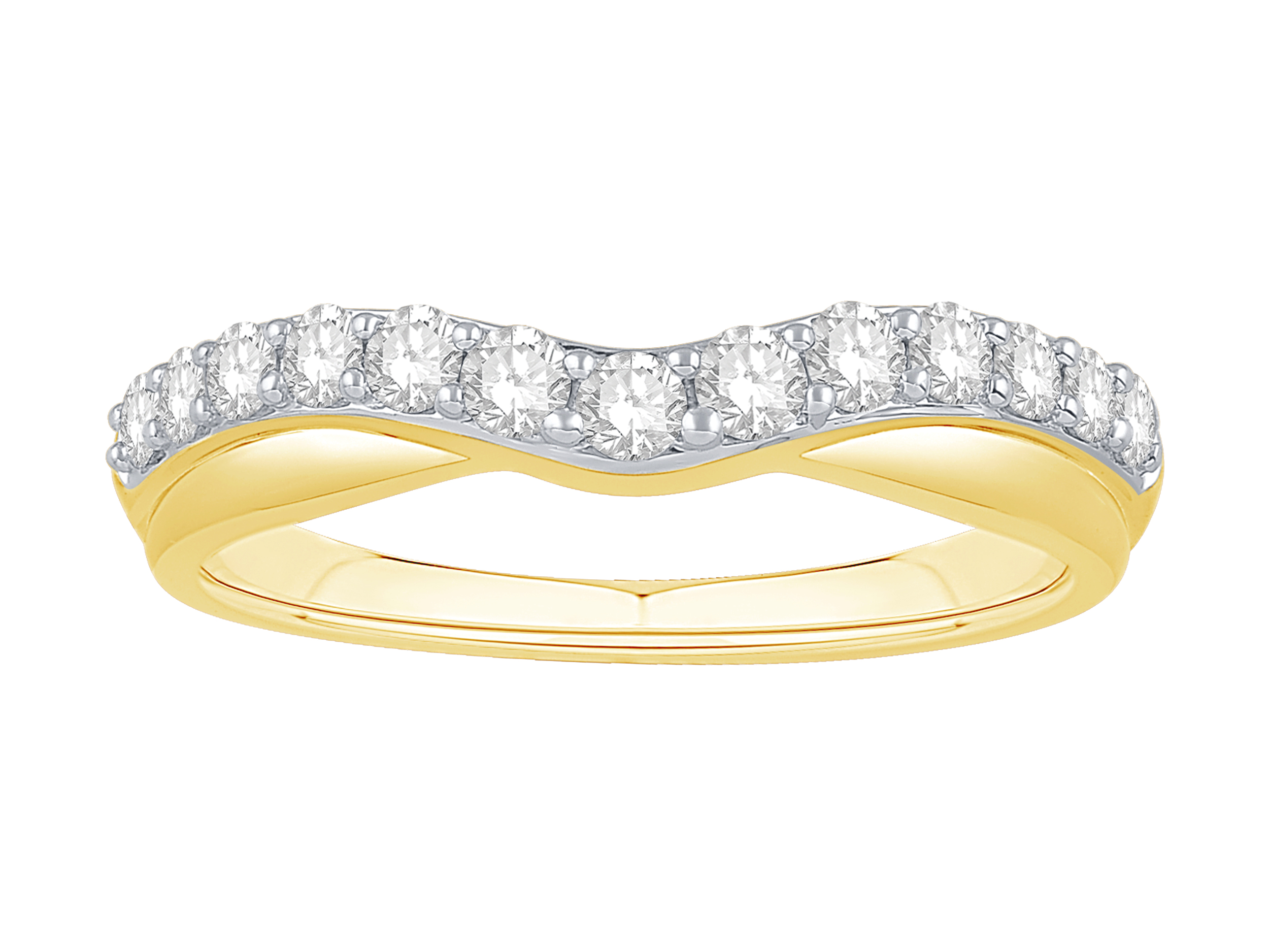 Yellow Gold Diamond Band