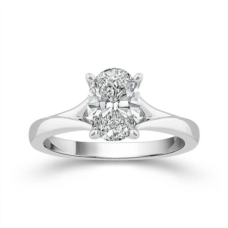 OVAL LAB GROWN ENGAGMENT