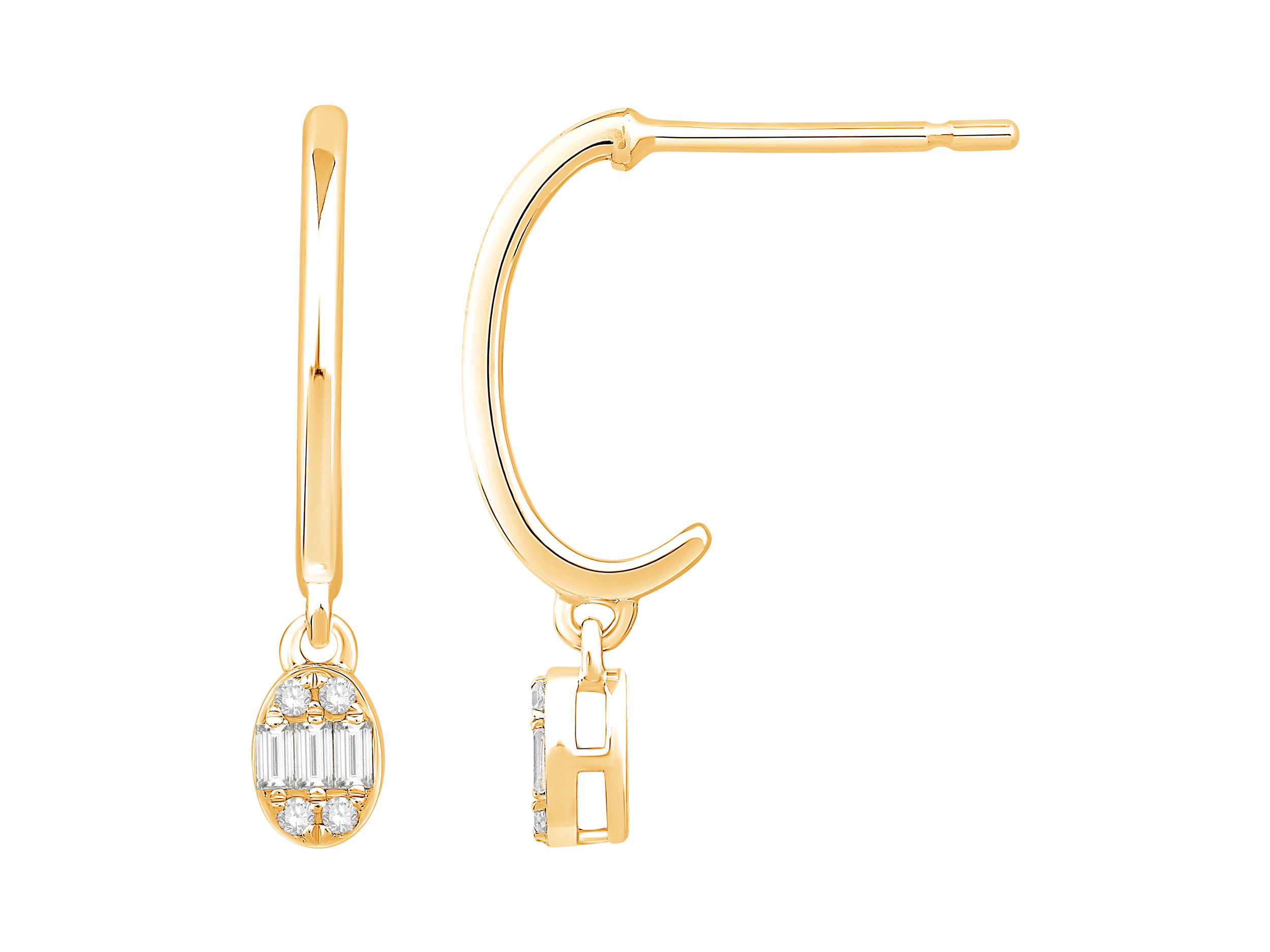 FANCY DIAMOND HOOP