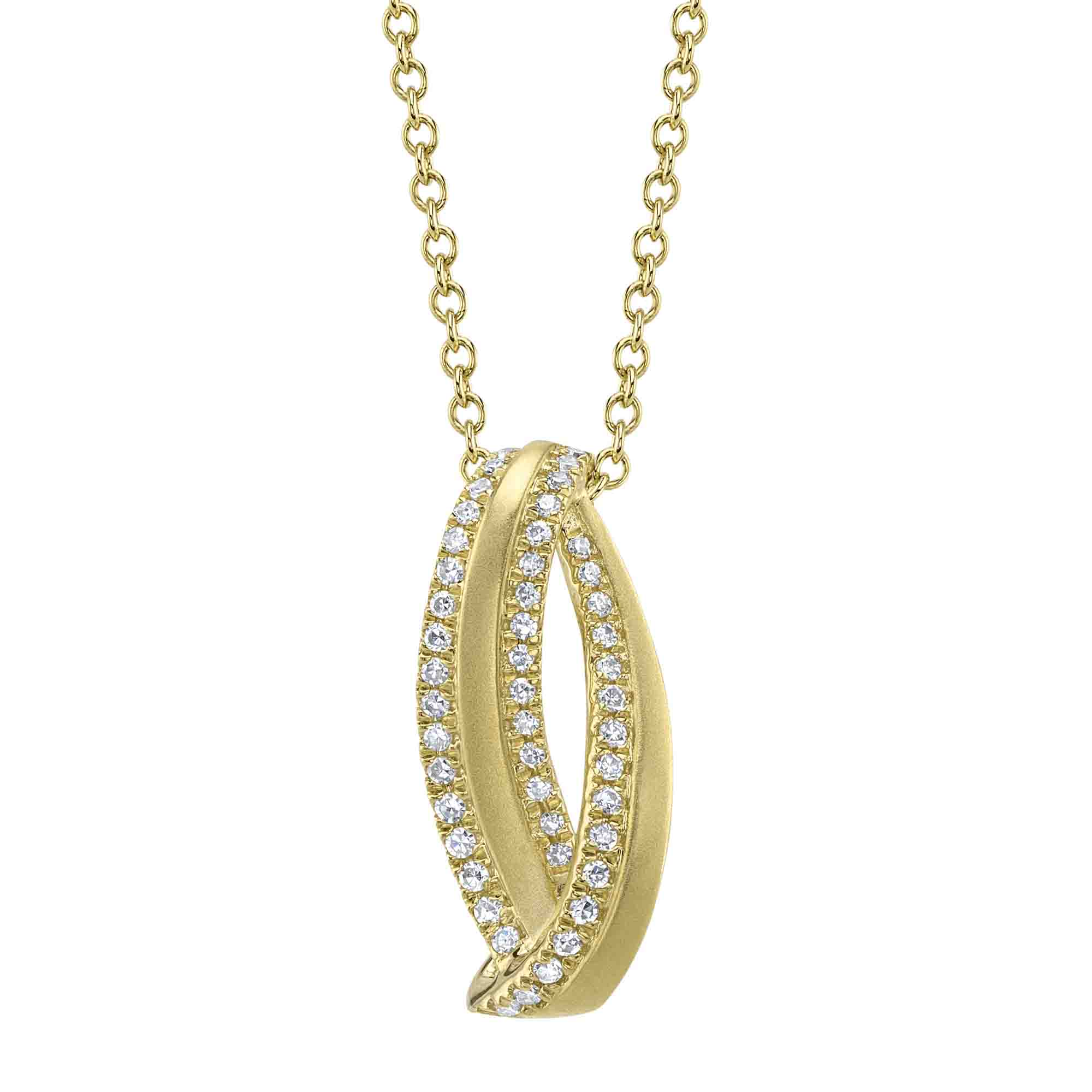 SHY 14K Yellow Gold Diamond Necklace