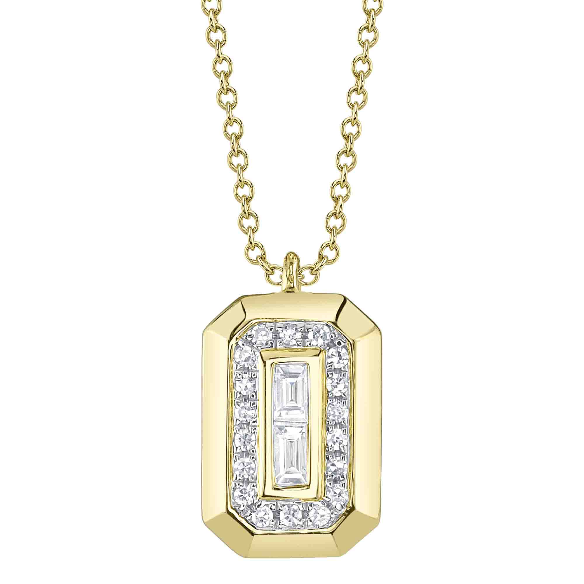 SHY 14K Yellow Gold Diamond Necklace