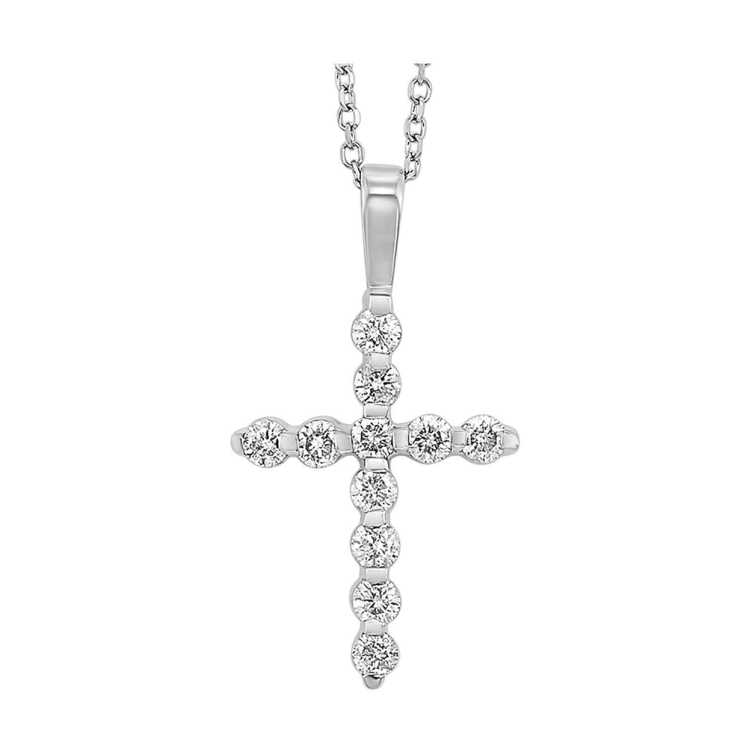 White Gold Cross