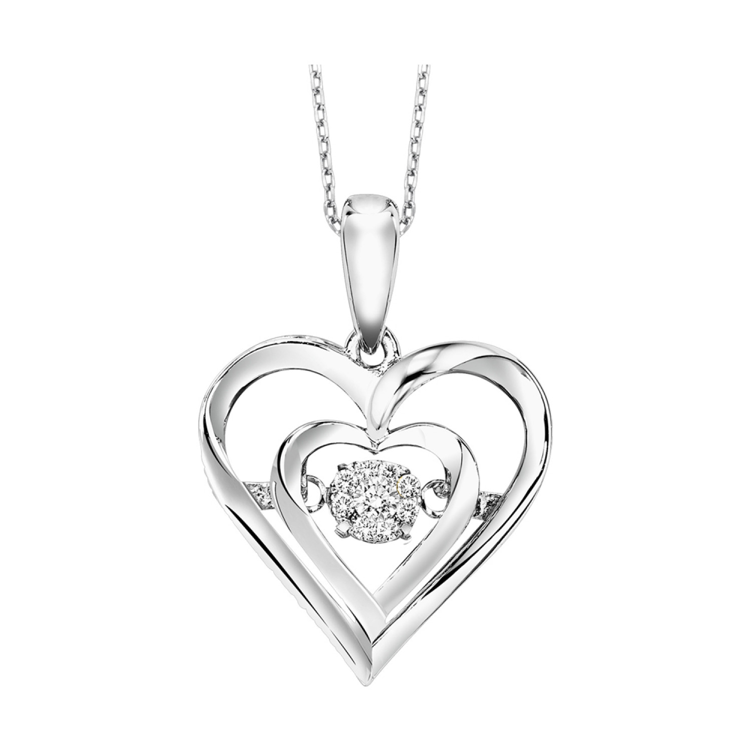Sterling Silver Heart Necklace