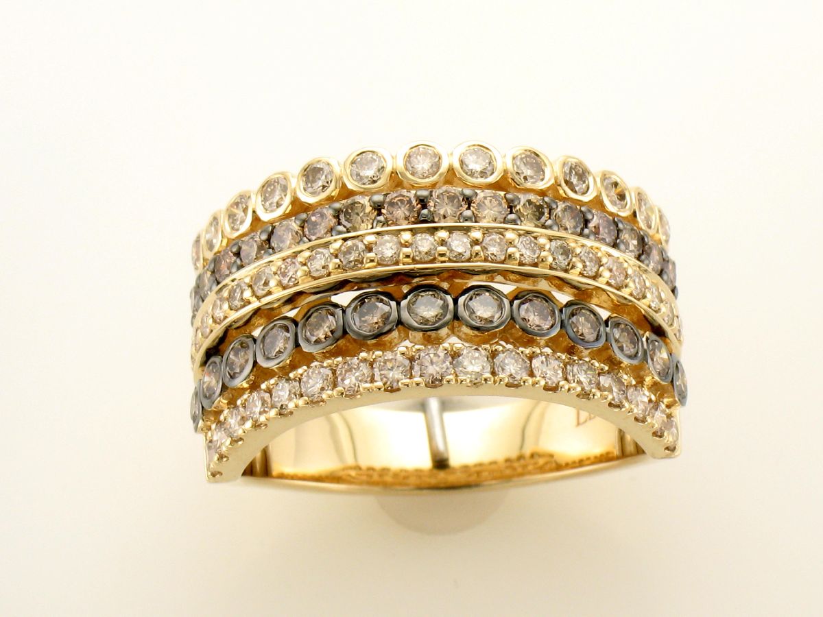 LE VIAN 14K Yellow Gold Chocolate Diamond Ring
