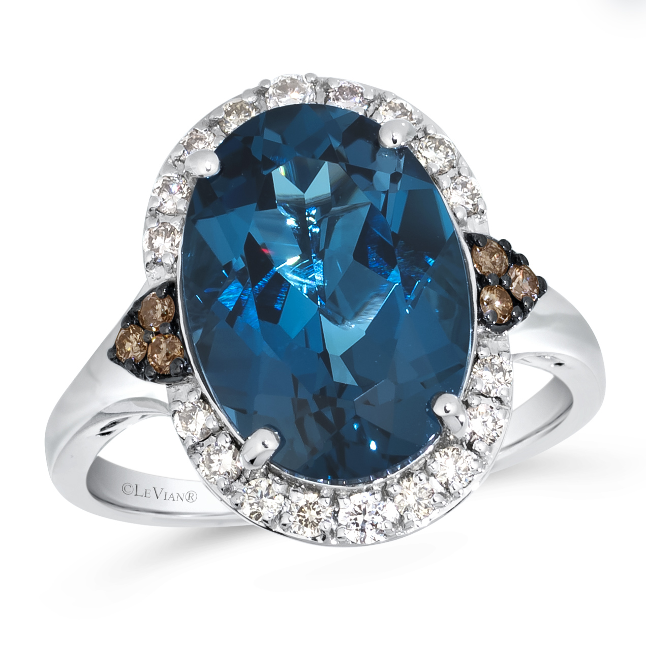 LEVIAN Topaz 6 1/2 cts. Nude 1/4 cts., Chocolate 1/15 cts.