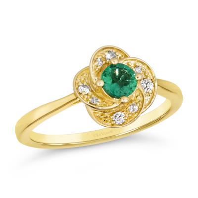 LEVIAN  Emerald 1/4 cts. Nude Diamonds 1/10 cts.