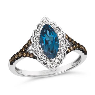 LEVIAN Topaz 1 cts. Chocolate 1/5 cts., Nude 1/4