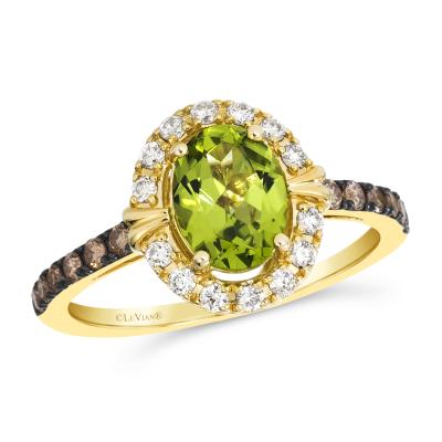 LEVIAN Peridot 1 1/5 cts. Chocolate 1/5 cts., Nude 1/5 cts.