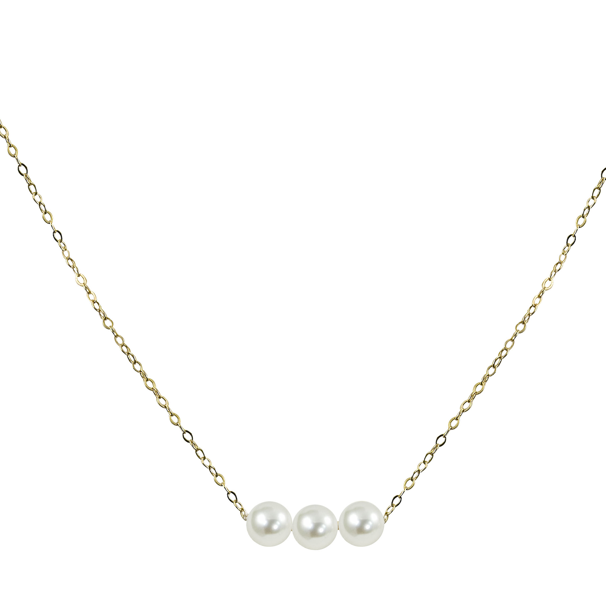 IMPERIAL 6-6.5MM 3 Pearl Necklace