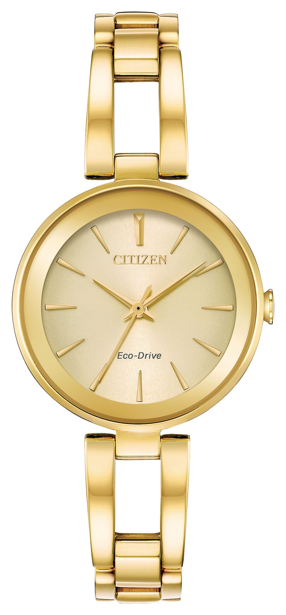 CITIZEN Eco Drive Women's Gold Face Watch