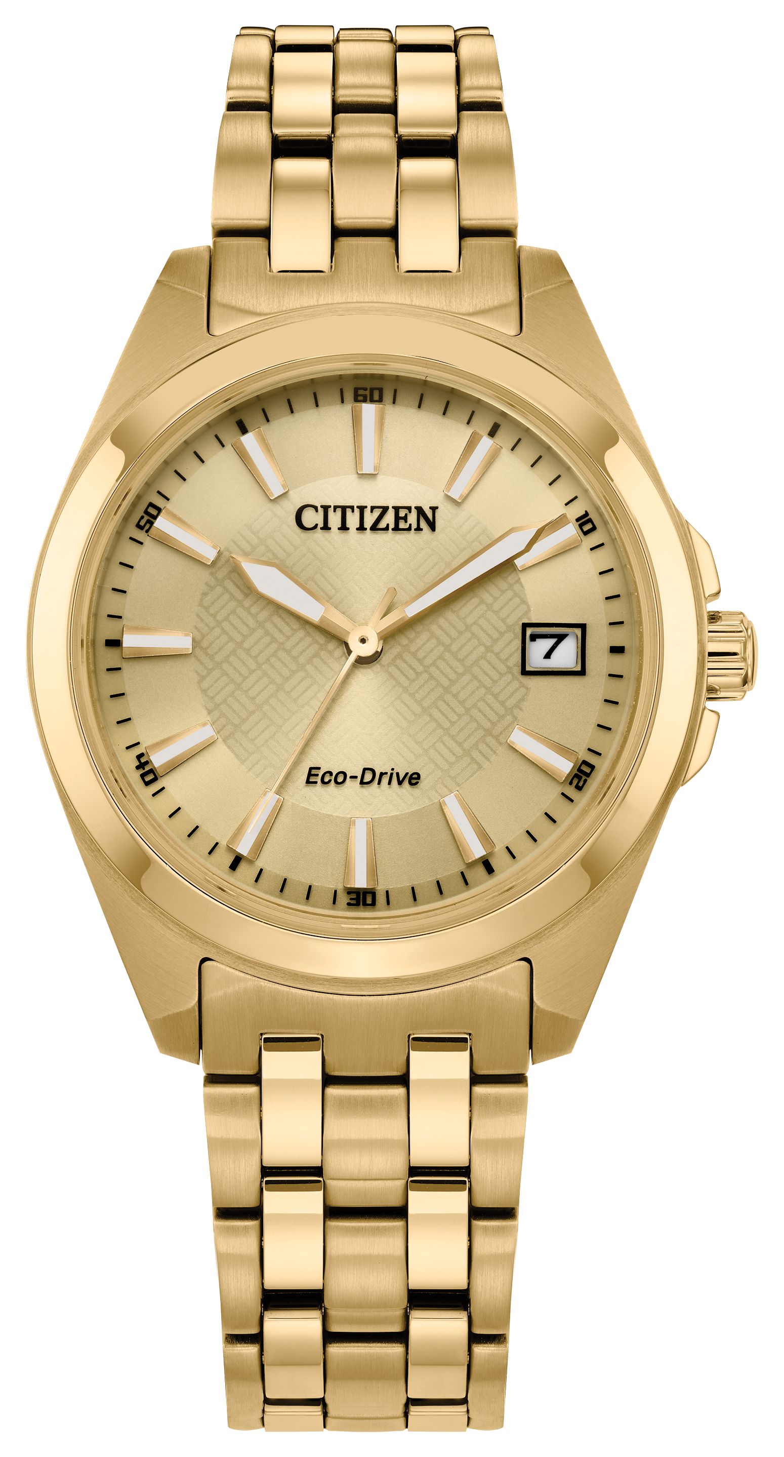 CITIZEN Eco Drive Women's Gold Face Watch