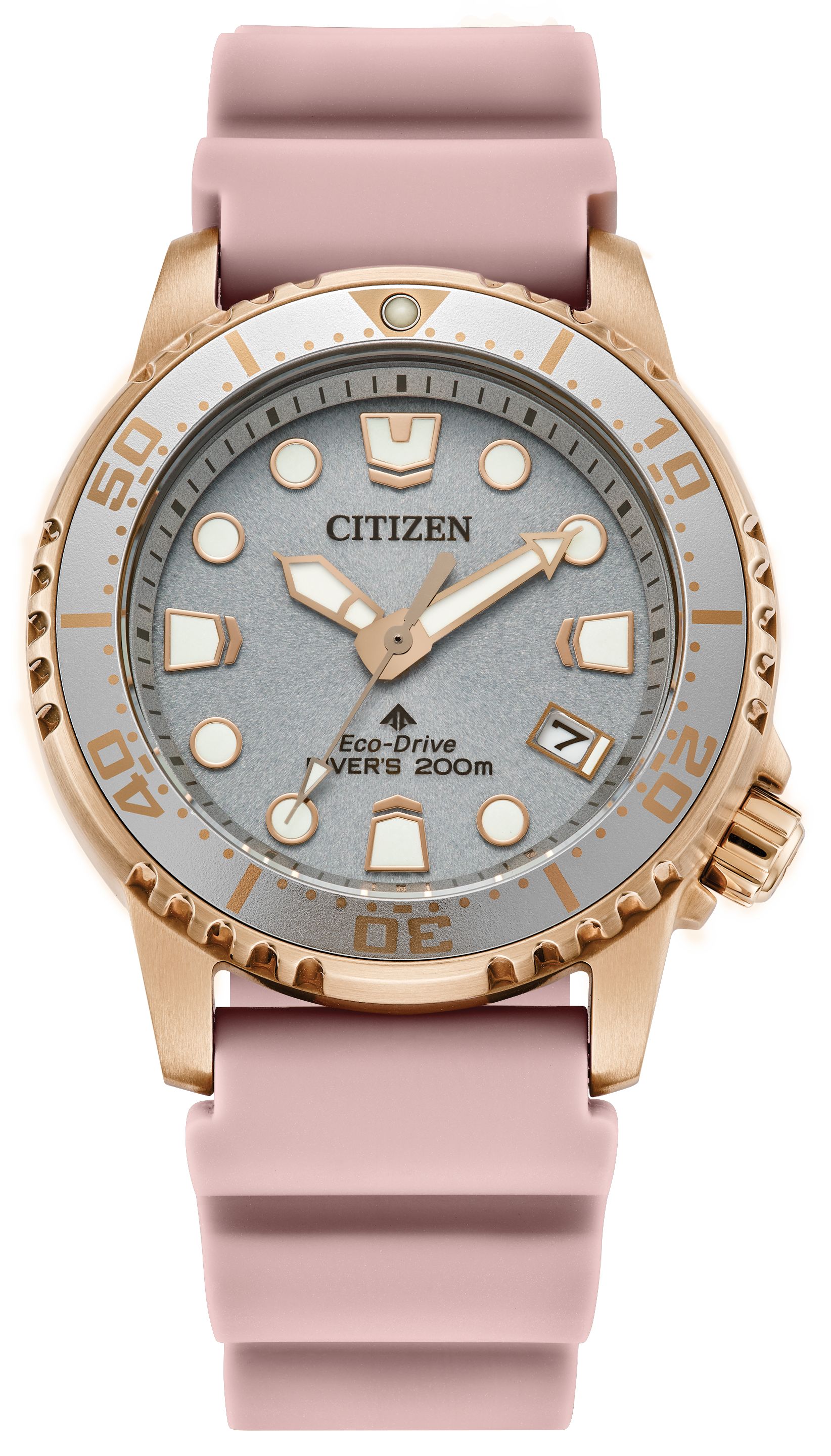 CITIZEN Ladies Eco Drive Rose Gold Watch