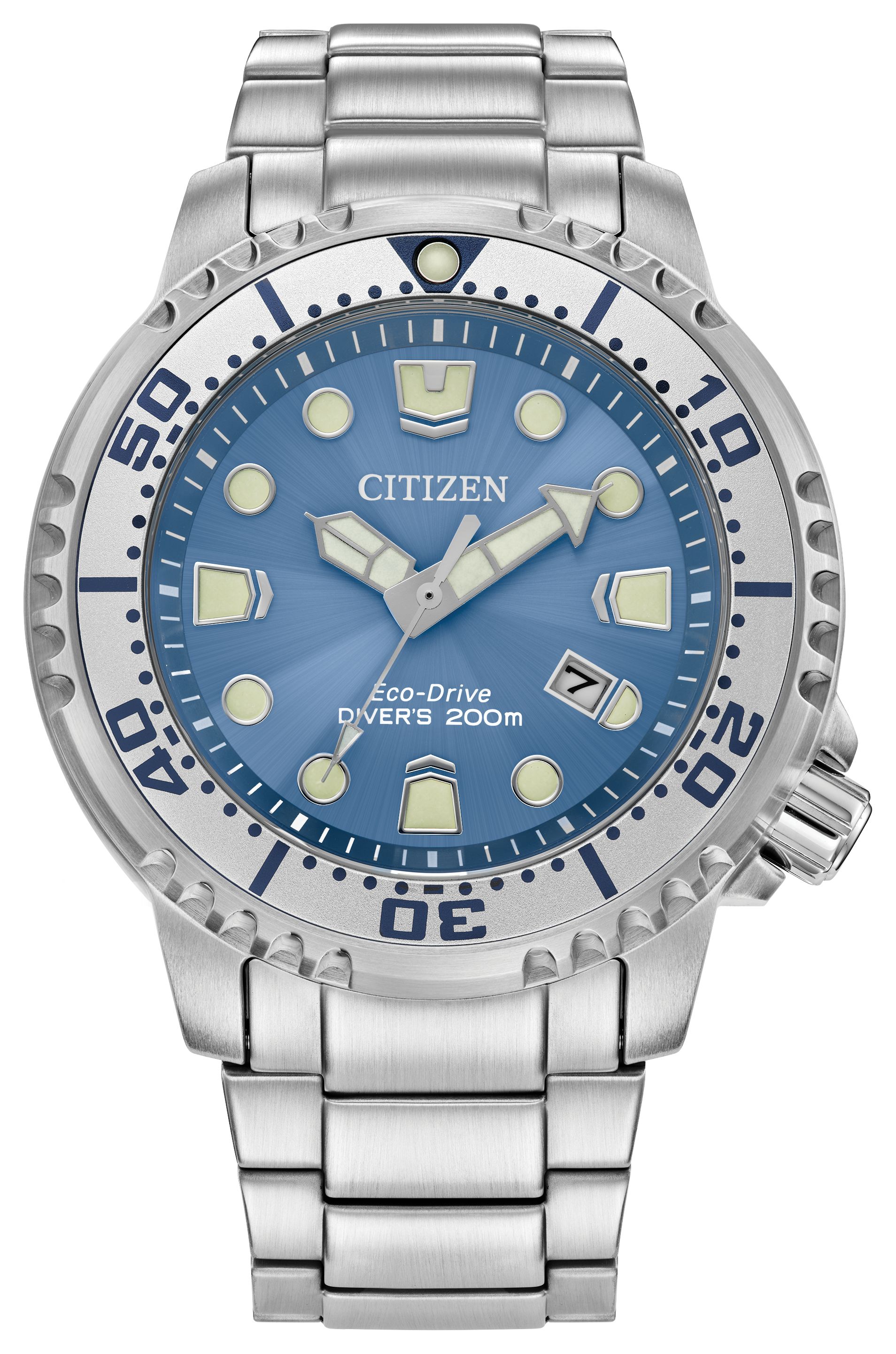 CITIZEN Eco Drive Men's Blue Face Watch