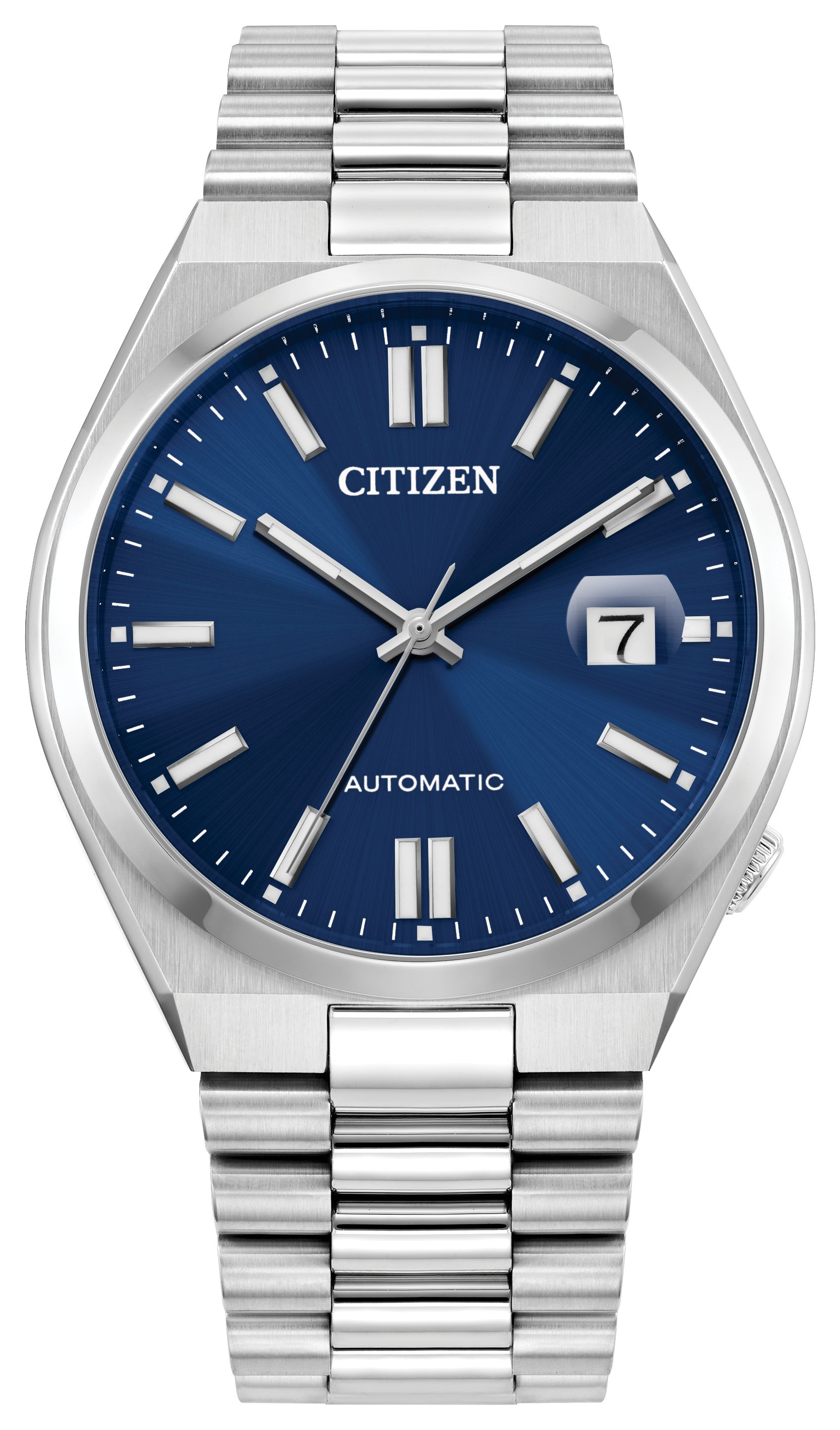 CITIZEN Automatic Men's Blue Face Silver Watch