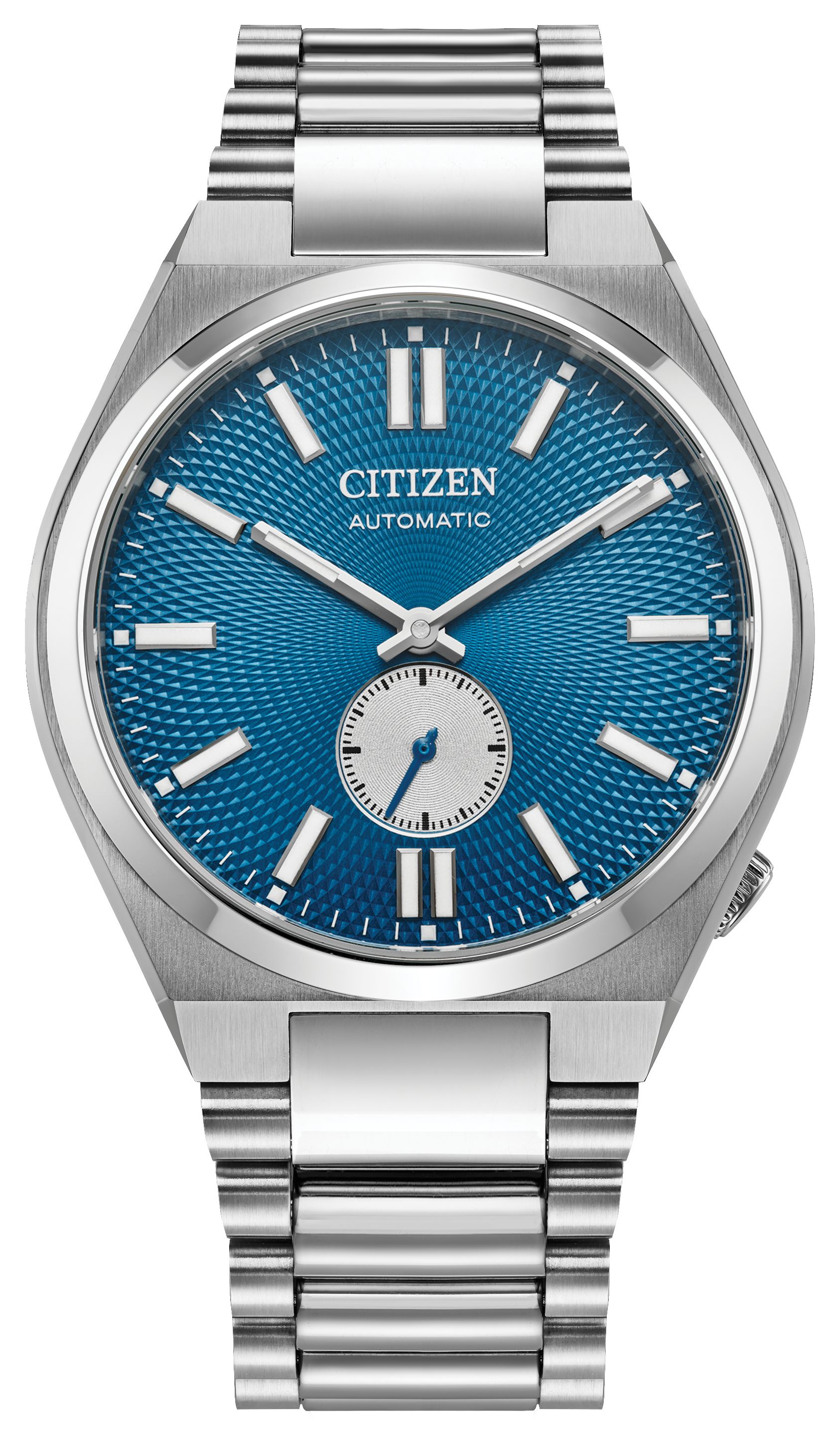 CITIZEN Automatic Blue Face Silver Watch