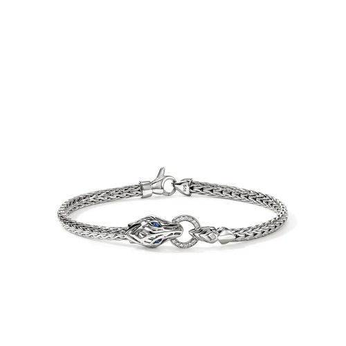 JOHN HARDY SS NAGA DIAMOND PAVE BRACELET