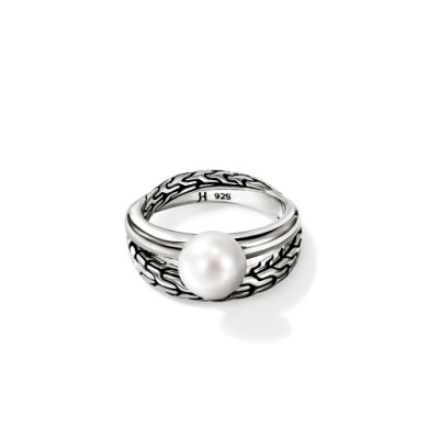 JOHN HARDY Sterling Silver Pearl Ring