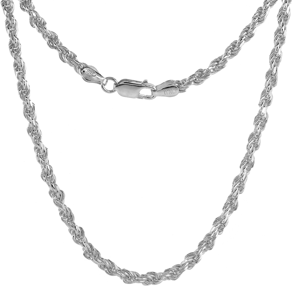 Sterling Silver Rope Chain