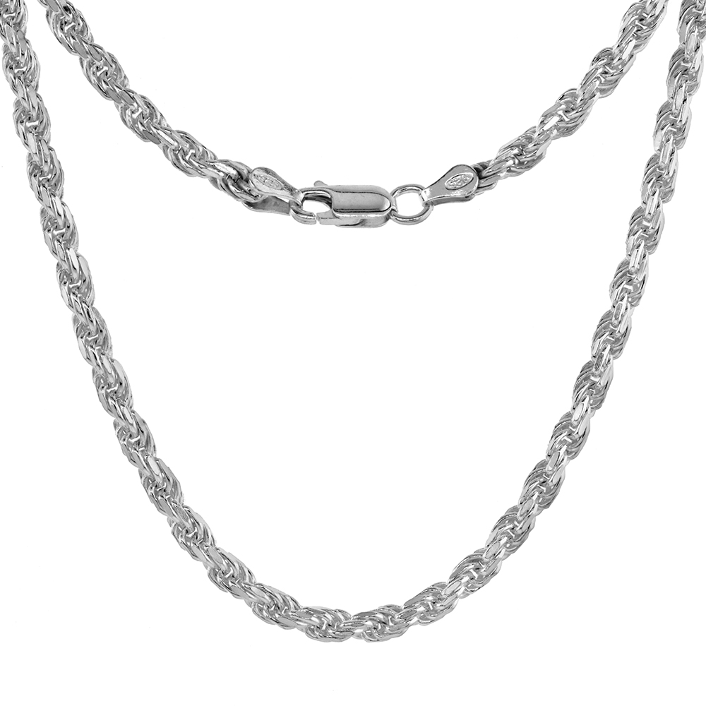 3MM STERLING ROPE CHAIN