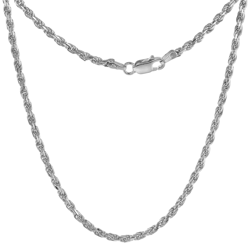 SILVER CITY Sterling Silver 2.8MM Rope Chain
